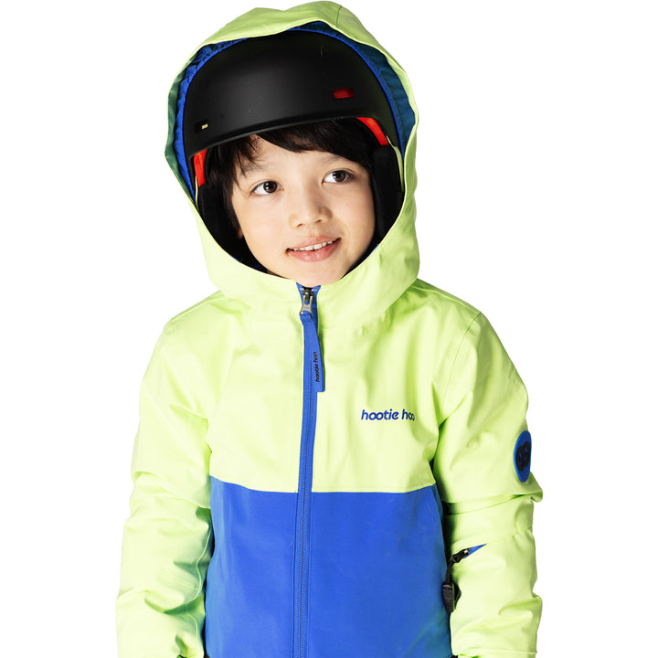 Hootie Hoo Kids Vista Insulated Snowsuit - Kids' Lime/Vivid Blue/Raven Black