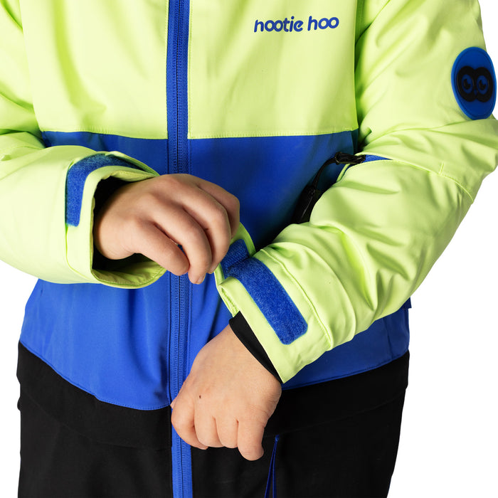 Hootie Hoo Kids Vista Insulated Snowsuit - Kids' Lime/Vivid Blue/Raven Black