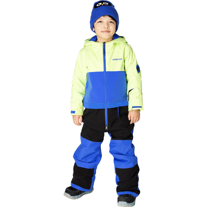 Hootie Hoo Kids Vista Insulated Snowsuit - Kids' Lime/Vivid Blue/Raven Black
