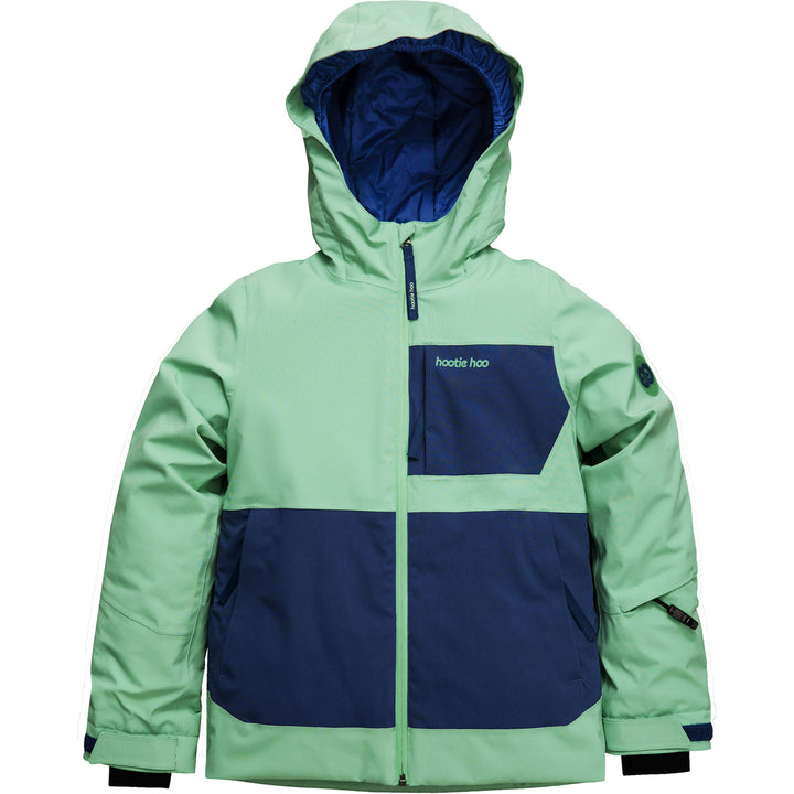 Hootie Hoo Pinnakle Insulated Jacket - Kids' Basil/Sea Blue