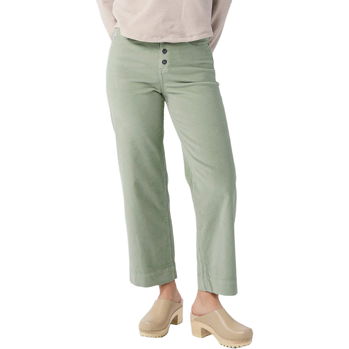 Stio Rivet Wide Leg Cord Pants - Women's Sage Flats