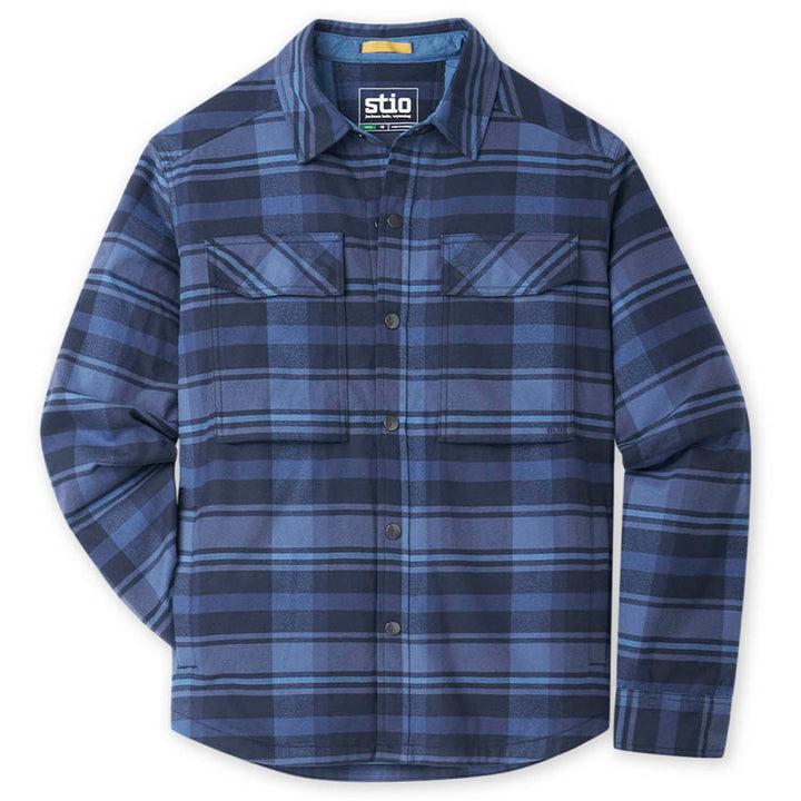 Stio Buckhorn Insulated Snap Shirt - Men's Mountain Shadow Plaid