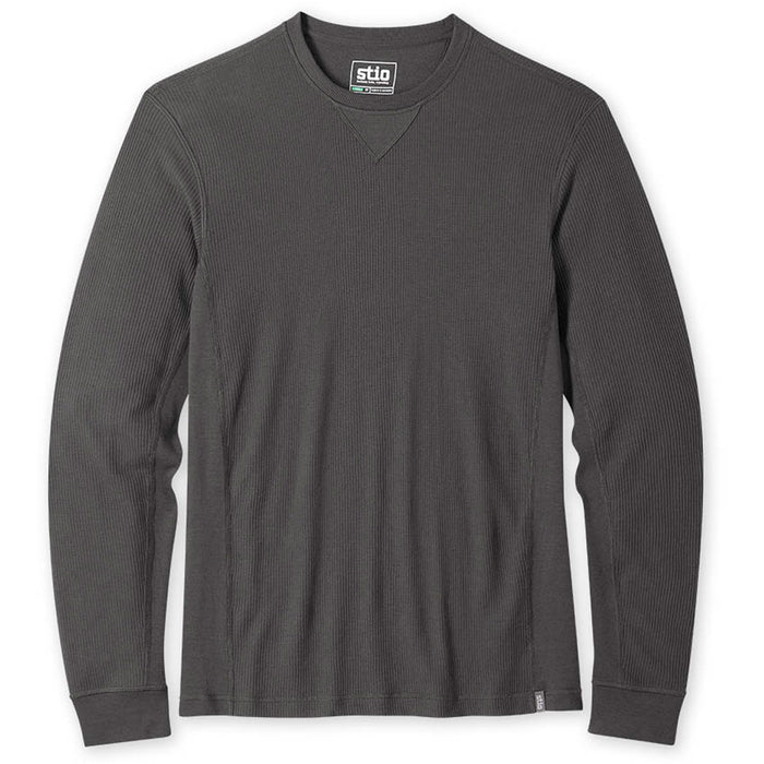 Stio Wister Waffle Long-Sleeve Shirt - Men's Raven