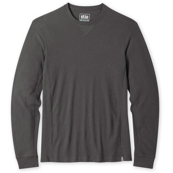 Stio Wister Waffle Long-Sleeve Shirt - Men's Raven