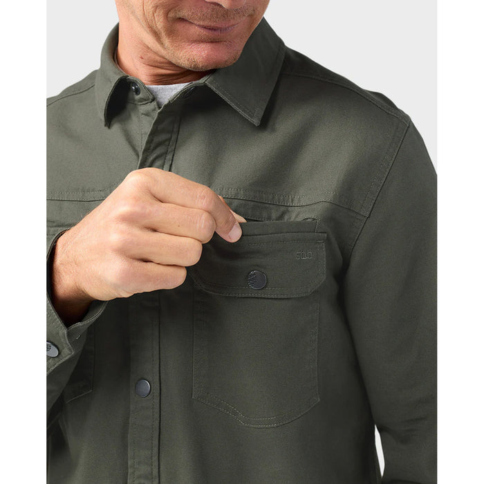 Stio Saragota Canvas Shirt - Men's Deep Shade