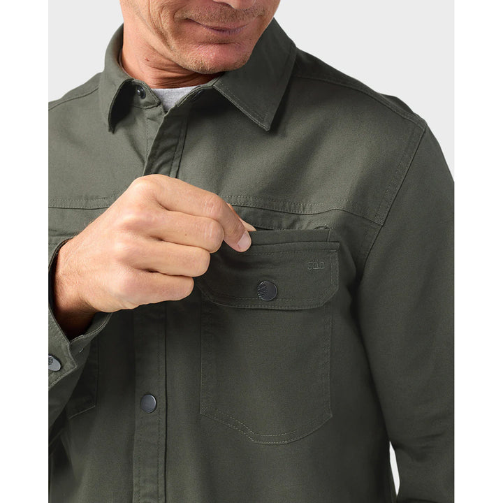 Stio Saragota Canvas Shirt - Men's Deep Shade