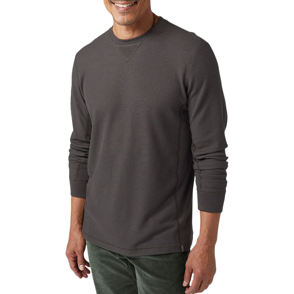 Stio Wister Waffle Long-Sleeve Shirt - Men's Raven