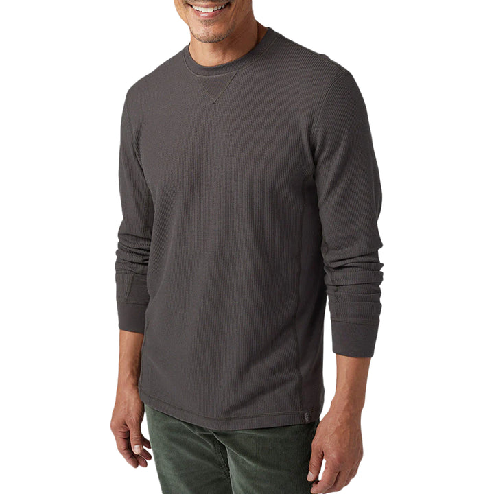 Stio Wister Waffle Long-Sleeve Shirt - Men's Raven