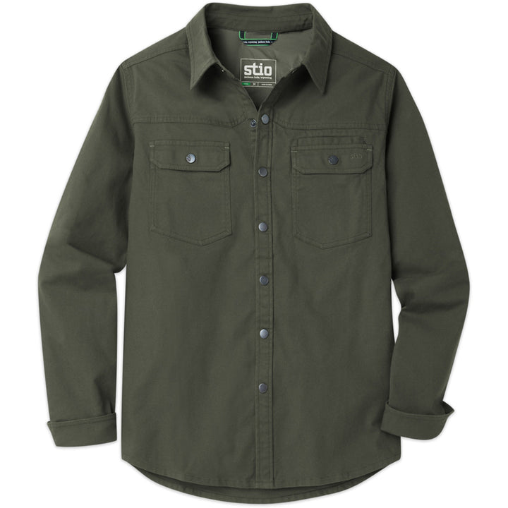 Stio Saragota Canvas Shirt - Men's Deep Shade