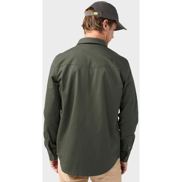 Stio Saragota Canvas Shirt - Men's Deep Shade