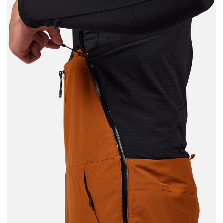 Rossignol Outerlimits Insulated Bibs - Men's Deep Caramel