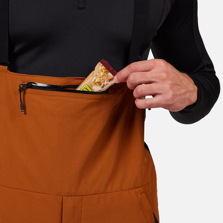 Rossignol Outerlimits Insulated Bibs - Men's Deep Caramel