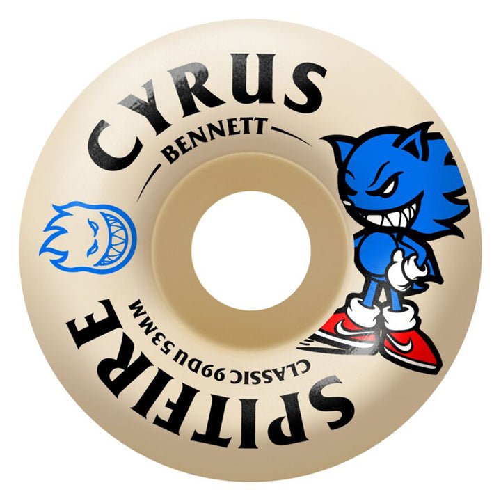 Spitfire Formula Four 99d Cyrus Bennett Burn Squad Classics Skateboard Wheels