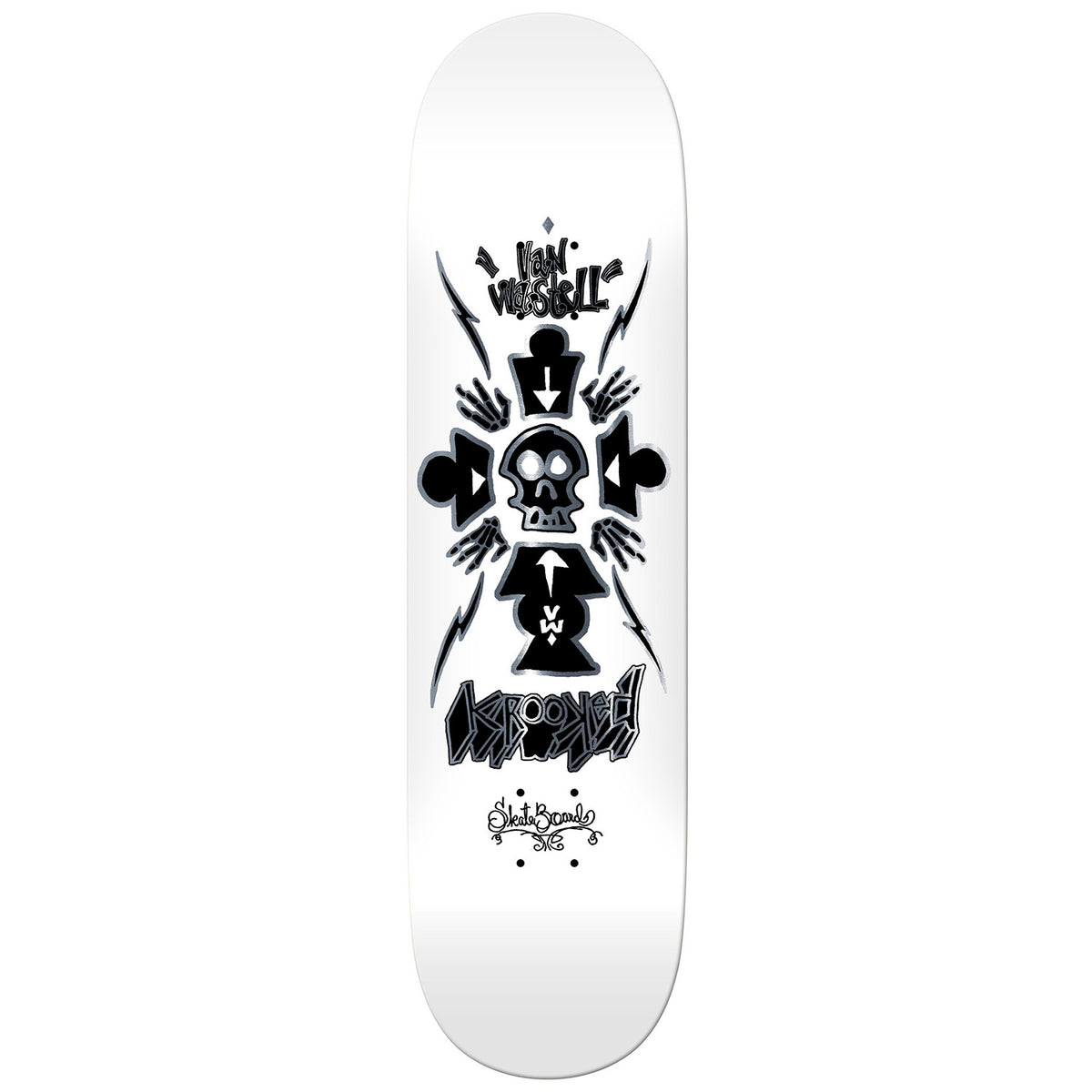 Krooked Wastell Redux True Fit 8.25 Skateboard Deck