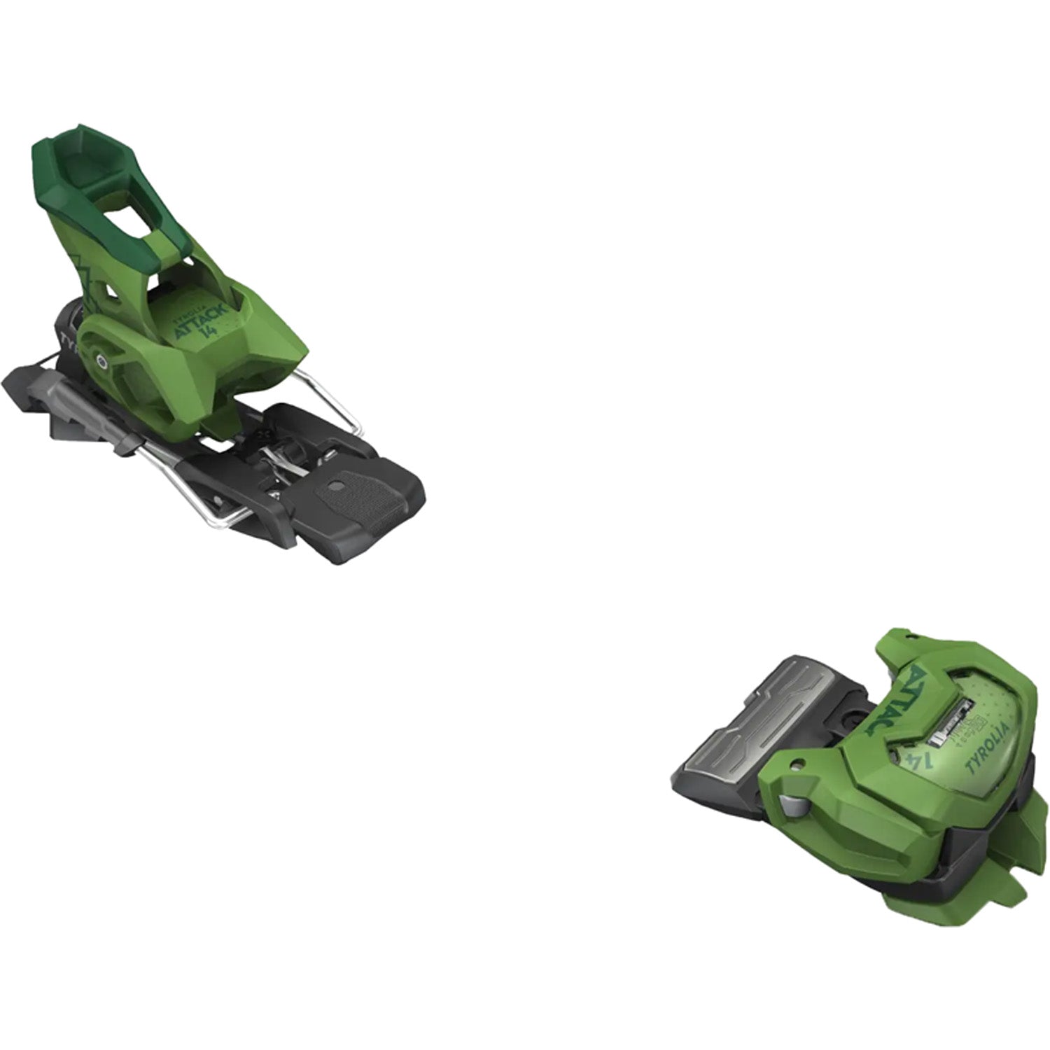 Tyrolia Attack2 13 GW ビンディング 黒/緑 Tyrolia Attack 14 GW Ski Bindings 2026 – evo
