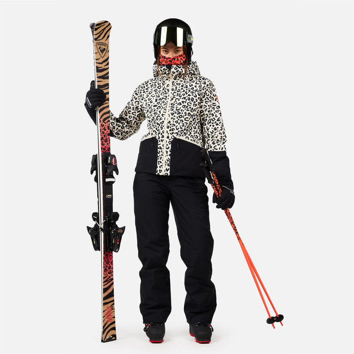Rossignol Rochrun Allover Jacket - Women's Nature Wild Leopard Print