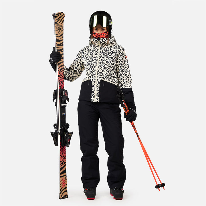 Rossignol Rochrun Allover Jacket - Women's Nature Wild Leopard Print