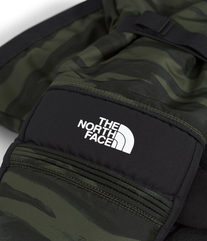 The North Face Montana Ski Mittens New Taupe Green Edge Of Light Print
