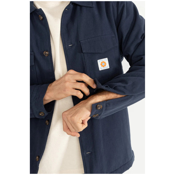 Rhythm Sherpa Lined Work Shirt - Men's Navy