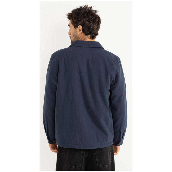 Rhythm Sherpa Lined Work Shirt - Men's Navy
