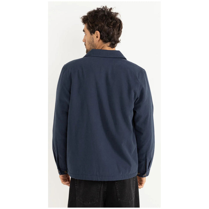 Rhythm Sherpa Lined Work Shirt - Men's Navy
