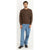 Rhythm Mohair Fishermans Knit Sweater - Men's Chocolate