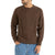 Rhythm Mohair Fishermans Knit Sweater - Men's Chocolate