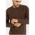 Rhythm Mohair Fishermans Knit Sweater - Men's Chocolate