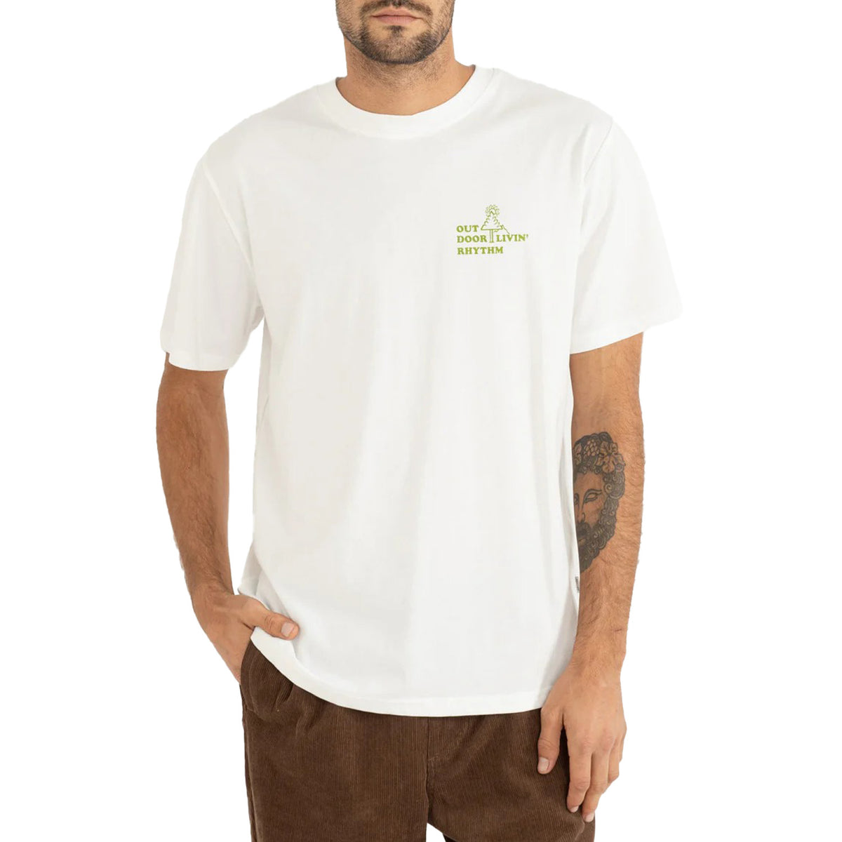Rhythm Outdoor Living Short-Sleeve T-Shirt - Men's Vintage White
