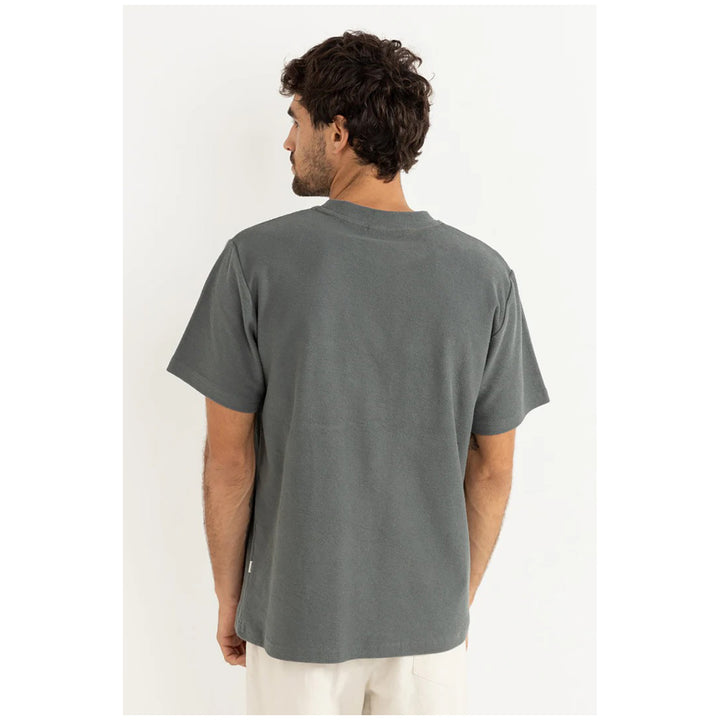 Rhythm Vintage Terry Short-Sleeve T-Shirt - Men's Silver Pine