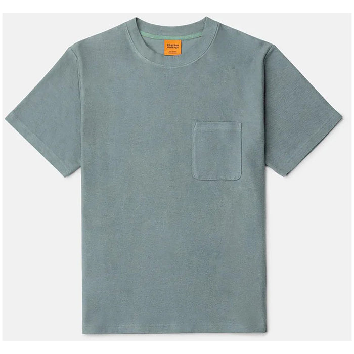 Rhythm Vintage Terry Short-Sleeve T-Shirt - Men's Silver Pine