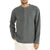 Rhythm Vintage Terry Long-Sleeve Henley Shirt - Men's Silver Pine