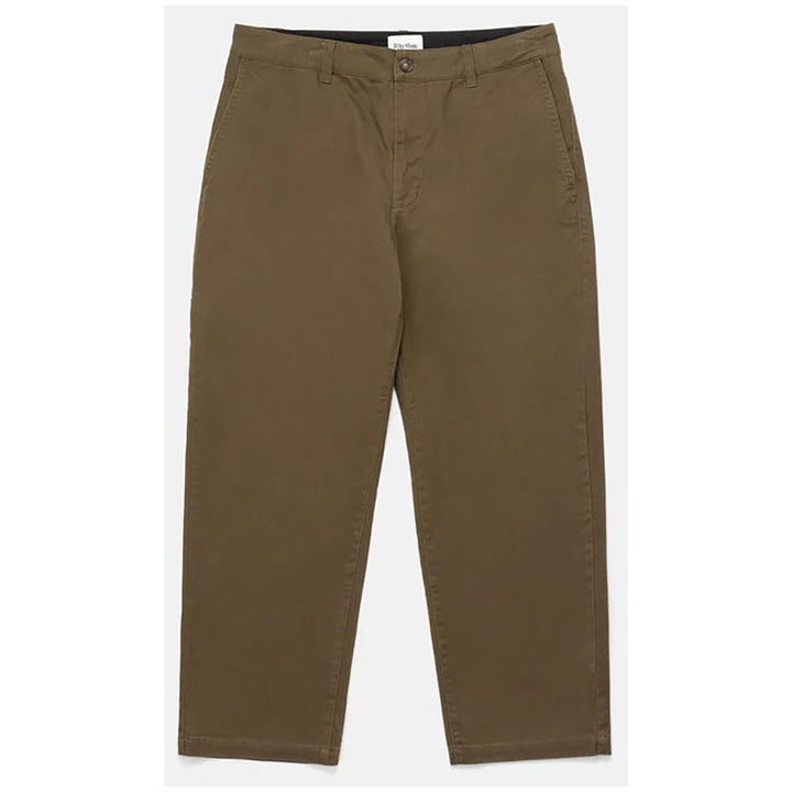 Rhythm Essential Twill Trousers - Men's Dark Olive