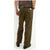 Rhythm Essential Twill Trousers - Men's Dark Olive