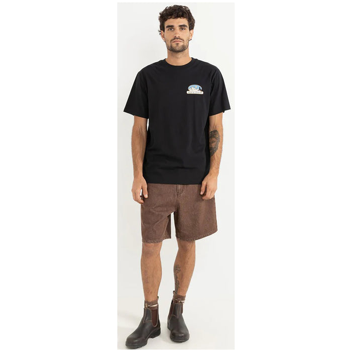 Rhythm Horizon Short-Sleeve T-Shirt - Men's Black