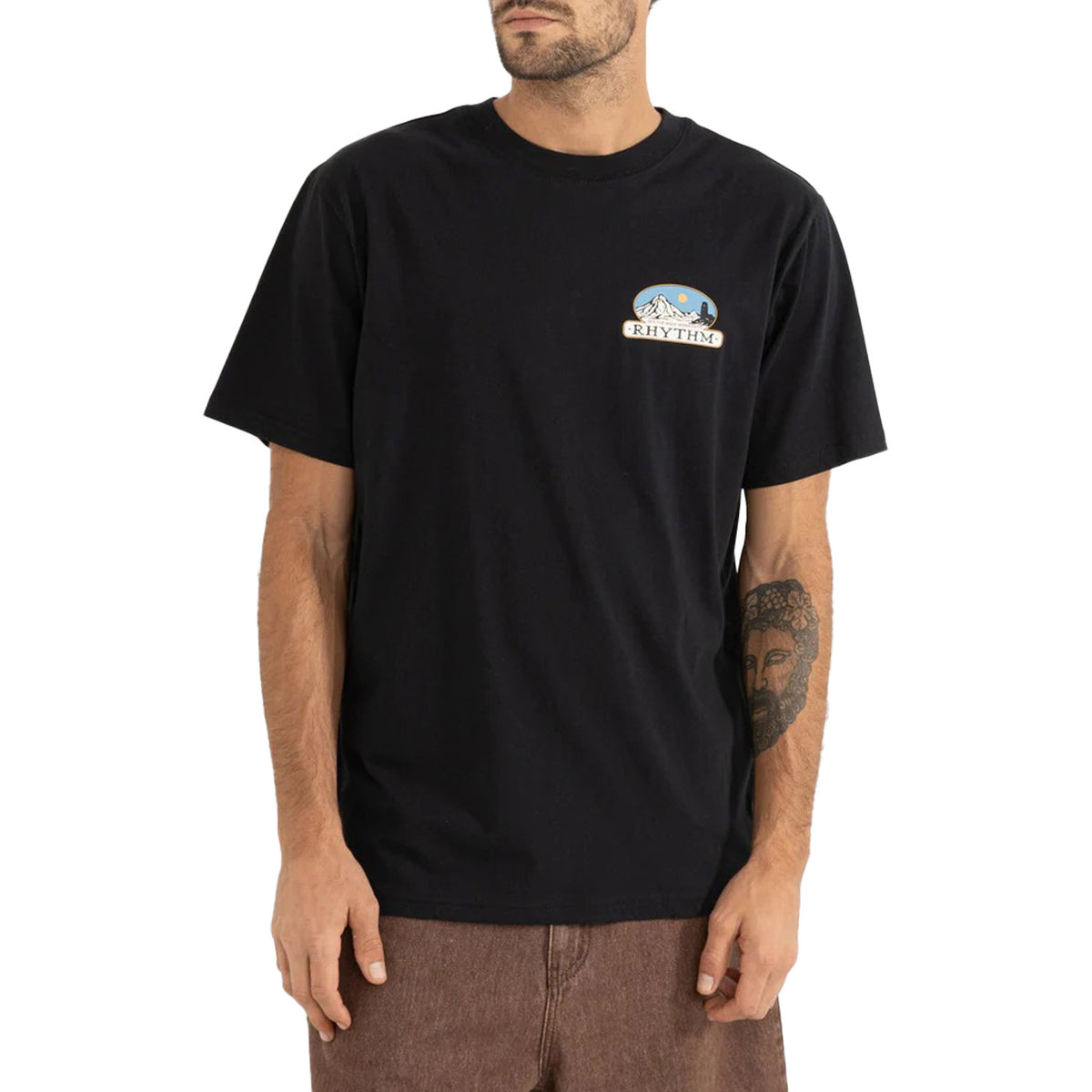 Rhythm Horizon Short-Sleeve T-Shirt - Men's Black