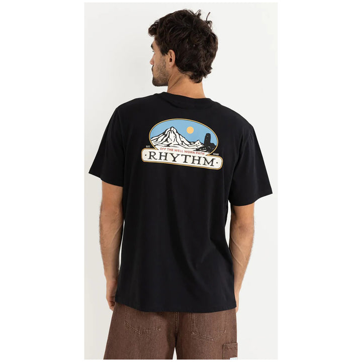 Rhythm Horizon Short-Sleeve T-Shirt - Men's Black