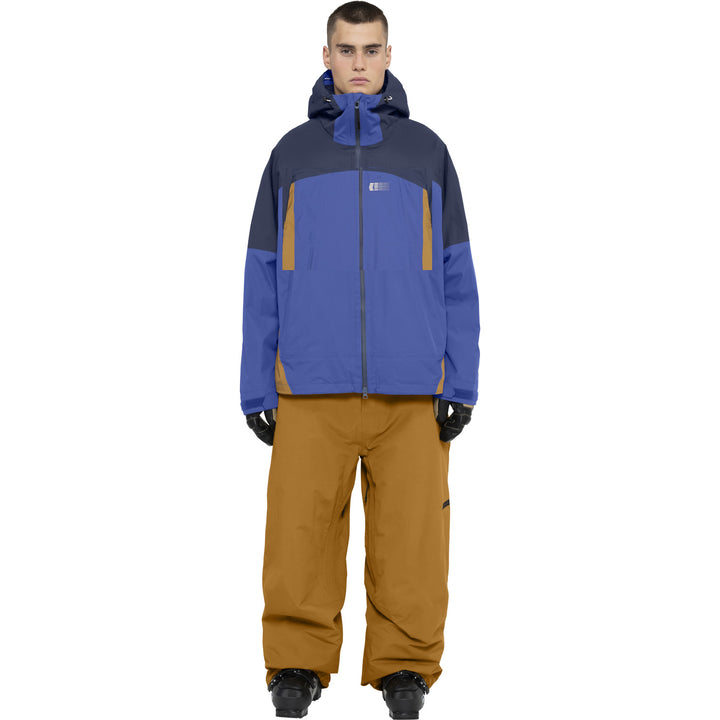 Armada Ansel 2L Shell Jacket - Men's Dazzler/Navy/Golden Brown