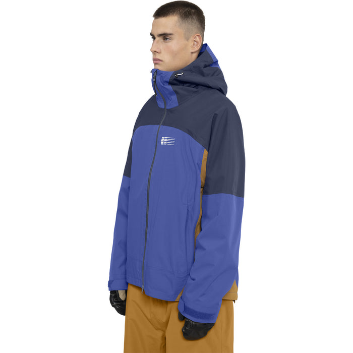 Armada Ansel 2L Shell Jacket - Men's Dazzler/Navy/Golden Brown
