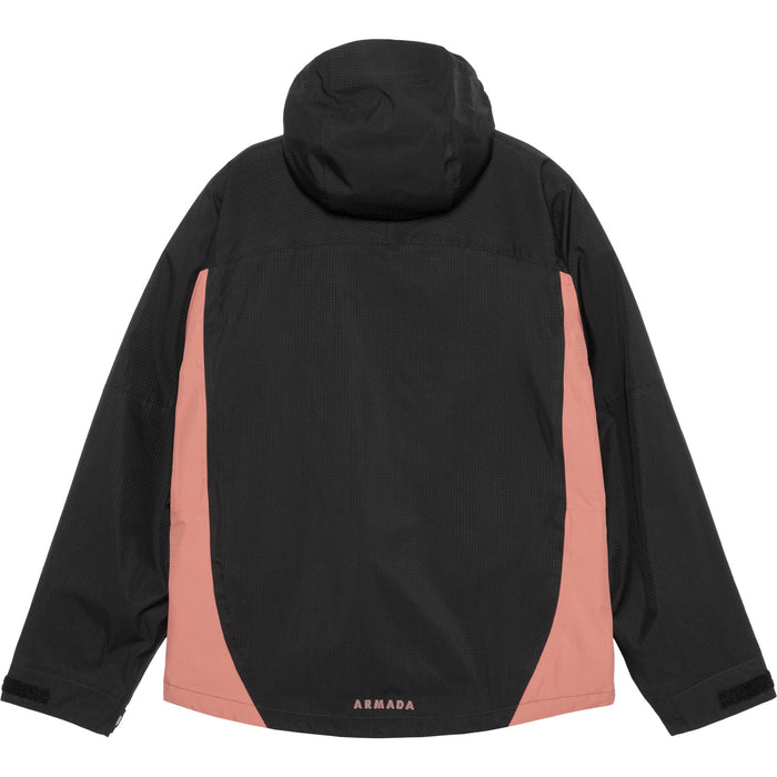 Armada Ansel 2L Shell Jacket - Men's Black/Faded Rose