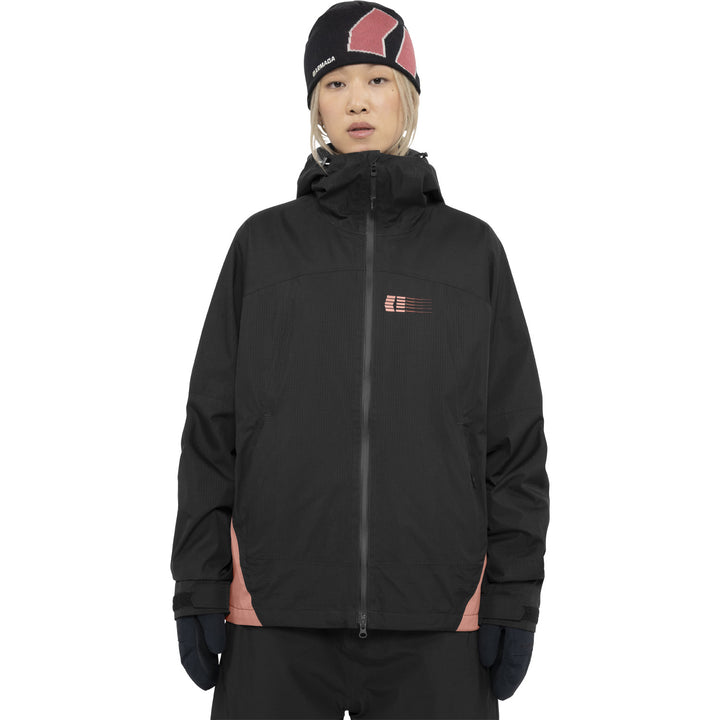 Armada Ansel 2L Shell Jacket - Men's Black/Faded Rose
