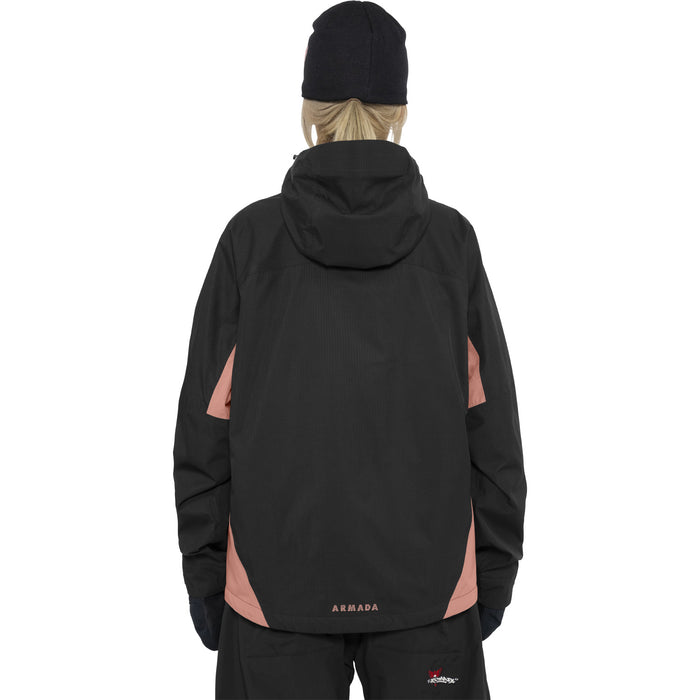 Armada Ansel 2L Shell Jacket - Men's Black/Faded Rose