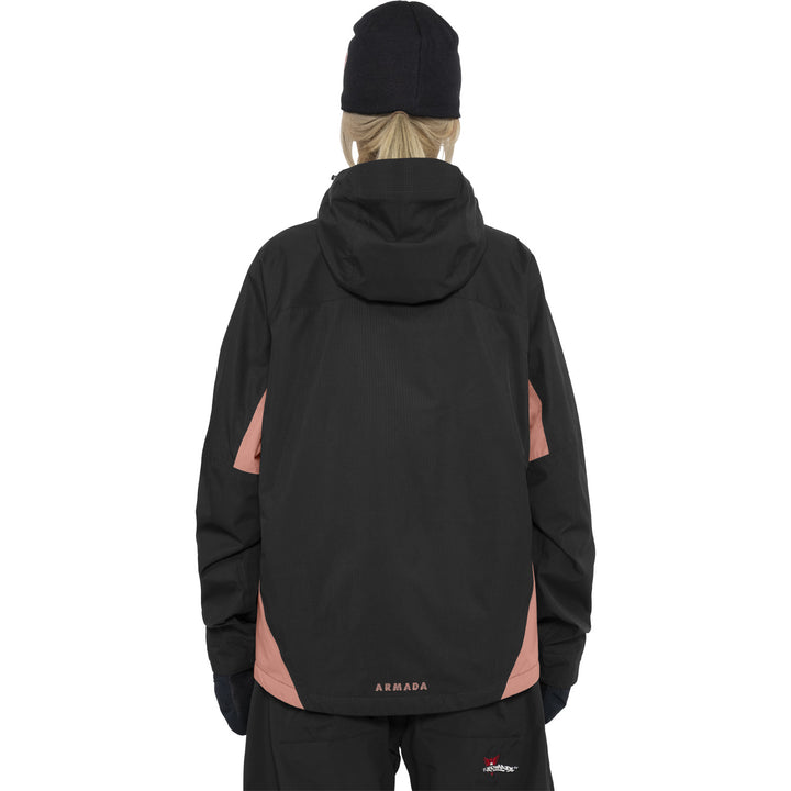 Armada Ansel 2L Shell Jacket - Men's Black/Faded Rose