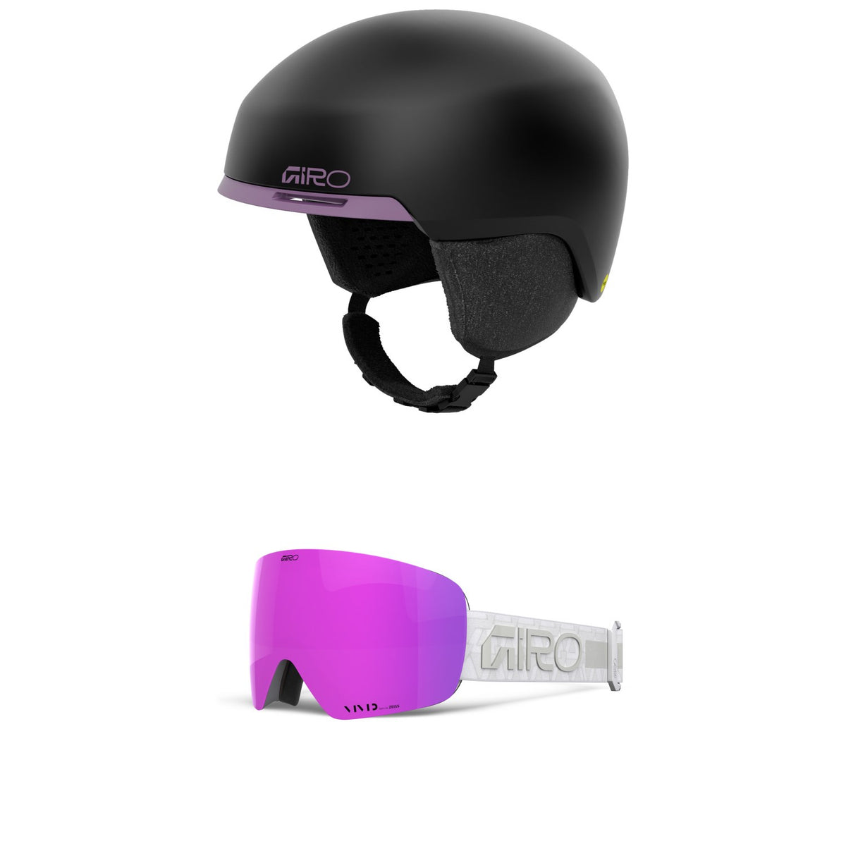 Giro Taggert MIPS Helmet - Women's + Giro Contour RS Goggles