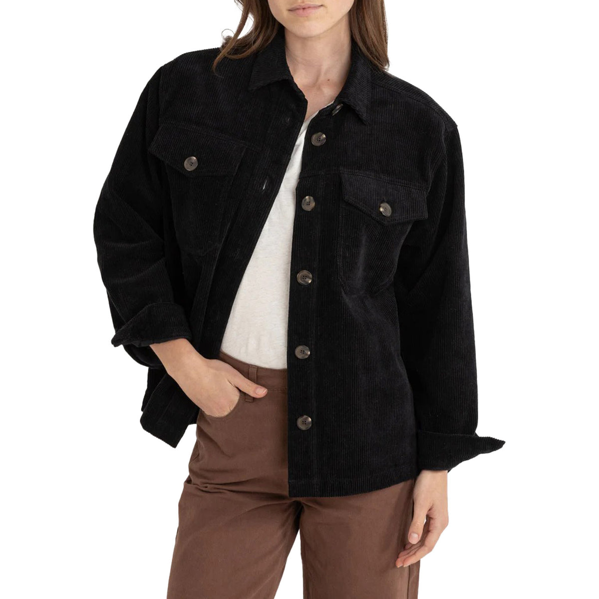 Rhythm Kendrick Corduroy Jacket - Women's Black