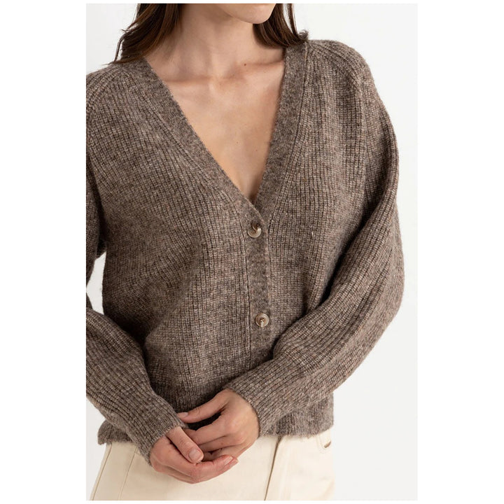 Rhythm Quinn Knit Cardigan - Women's Oatmeal