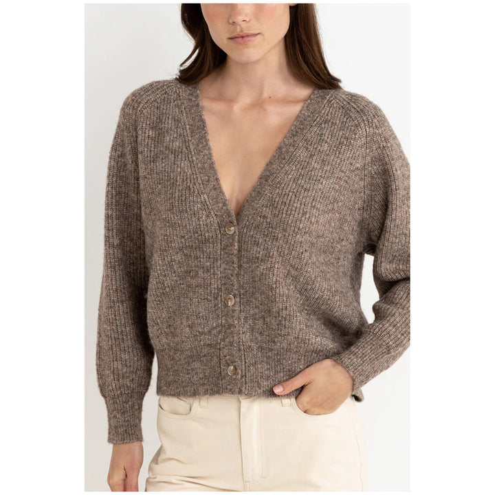 Rhythm Quinn Knit Cardigan - Women's Oatmeal