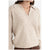Rhythm Lexie V-Neck Collared Jumper Top - Women's Natural