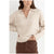 Rhythm Lexie V-Neck Collared Jumper Top - Women's Natural