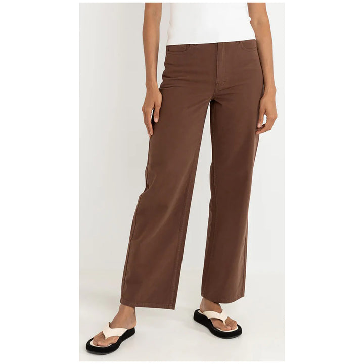 Rhythm Beyond Relaxed Leg Pants - Women's Chocolate